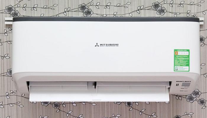 Một mẫu máy lạnh Mitsushibi có trang bị chế độ hẹn giờ