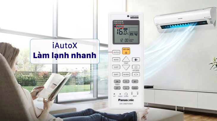 Chế độ iAutoX làm lạnh nhanh trên máy lạnh Panasonic