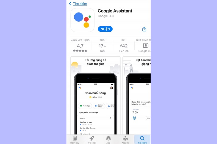 Tải ứng dụng Google Assistant 
