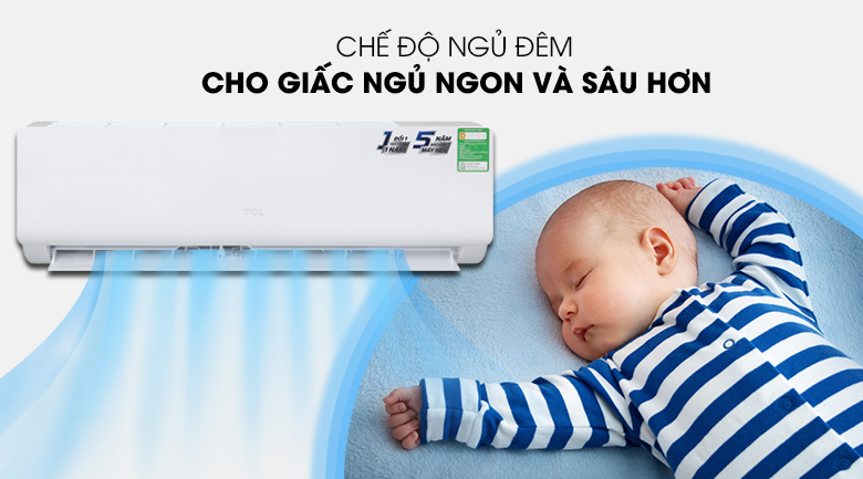 Máy lạnh TCL TAC-N09CS/KC41 - Chế độ ngủ đêm