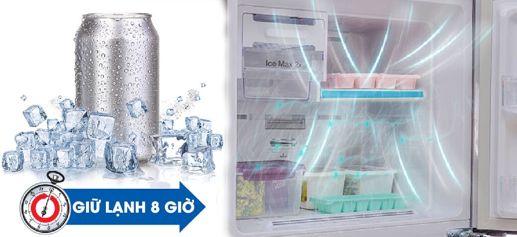 Công nghệ Mr. Coolpack cùng với công nghệ đóng kín tăng cường giúp cho tủ lạnh Samsung RT20FARWDSA có thể lưu giữ nhiệt độ lạnh dưới 0 độ C trong một thời gian lâu hơn 