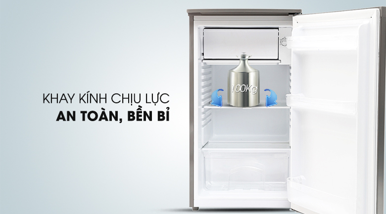 Khay kính chịu lực an toàn - Tủ lạnh Beko 90 lít RS9050P