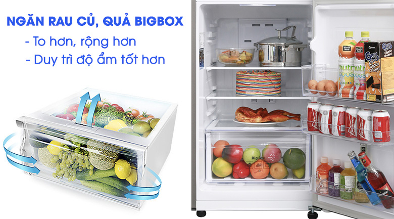 Bigbox - Tủ lạnh Samsung Inverter 208 lít RT20HAR8DDX/SV