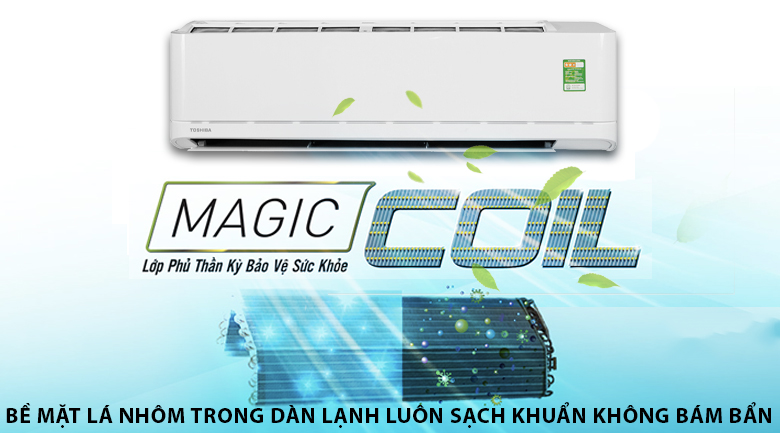 Công nghệ Magic Coil - Máy lạnh Toshiba 2 HP RAS-H18U2KSG-V